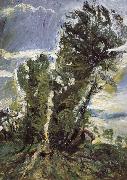 Chaim Soutine Lager poplars in civry oil painting artist